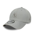New York Yankees MLB Mesh Grey 39THIRTY Stretch Fit Cap-kentox