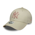 New York Yankees Womens MLB Light Beige 9FORTY Cap-kentox
