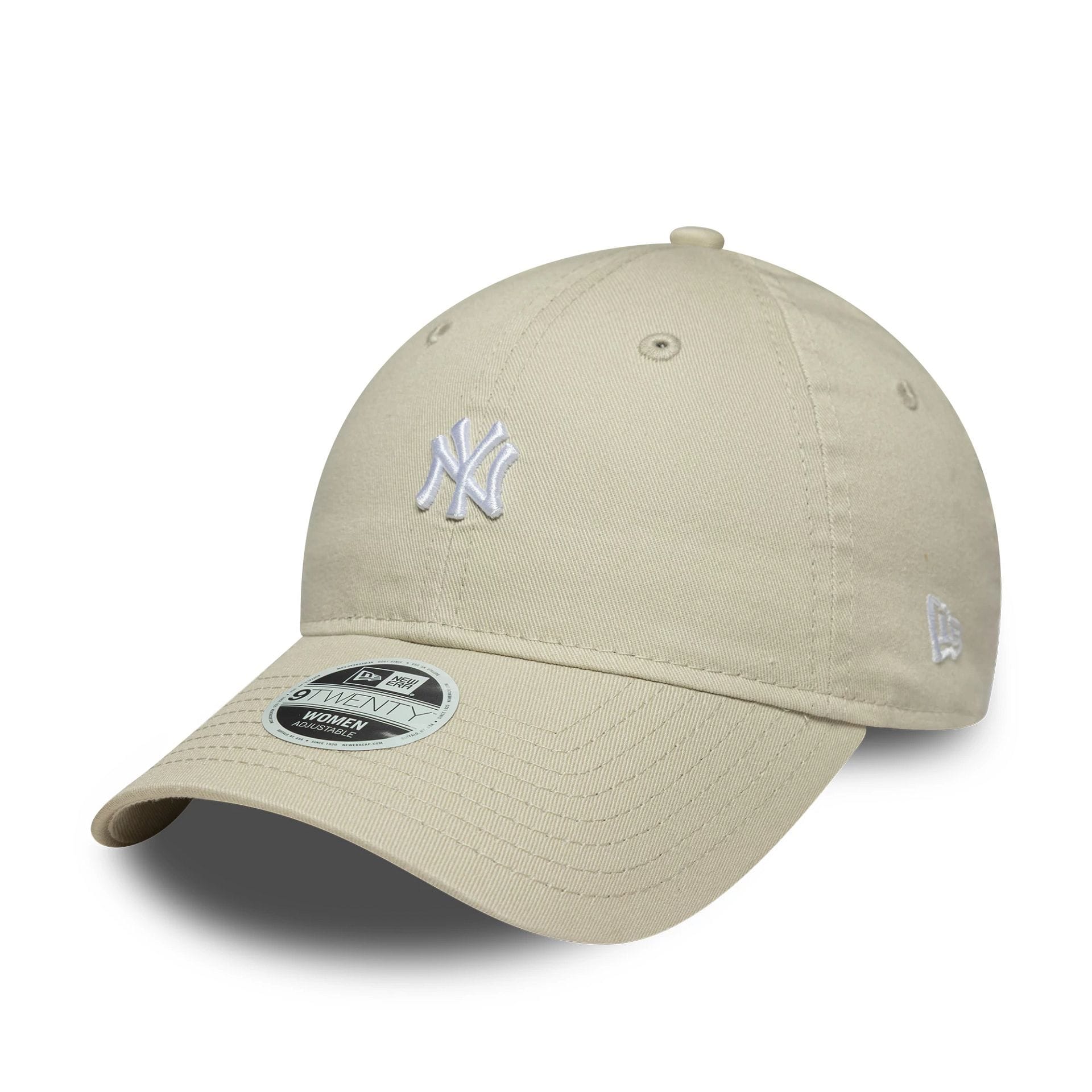 New York Yankees Womens MLB Washed Mini Light Beige 9TWENTY Cap-kentox