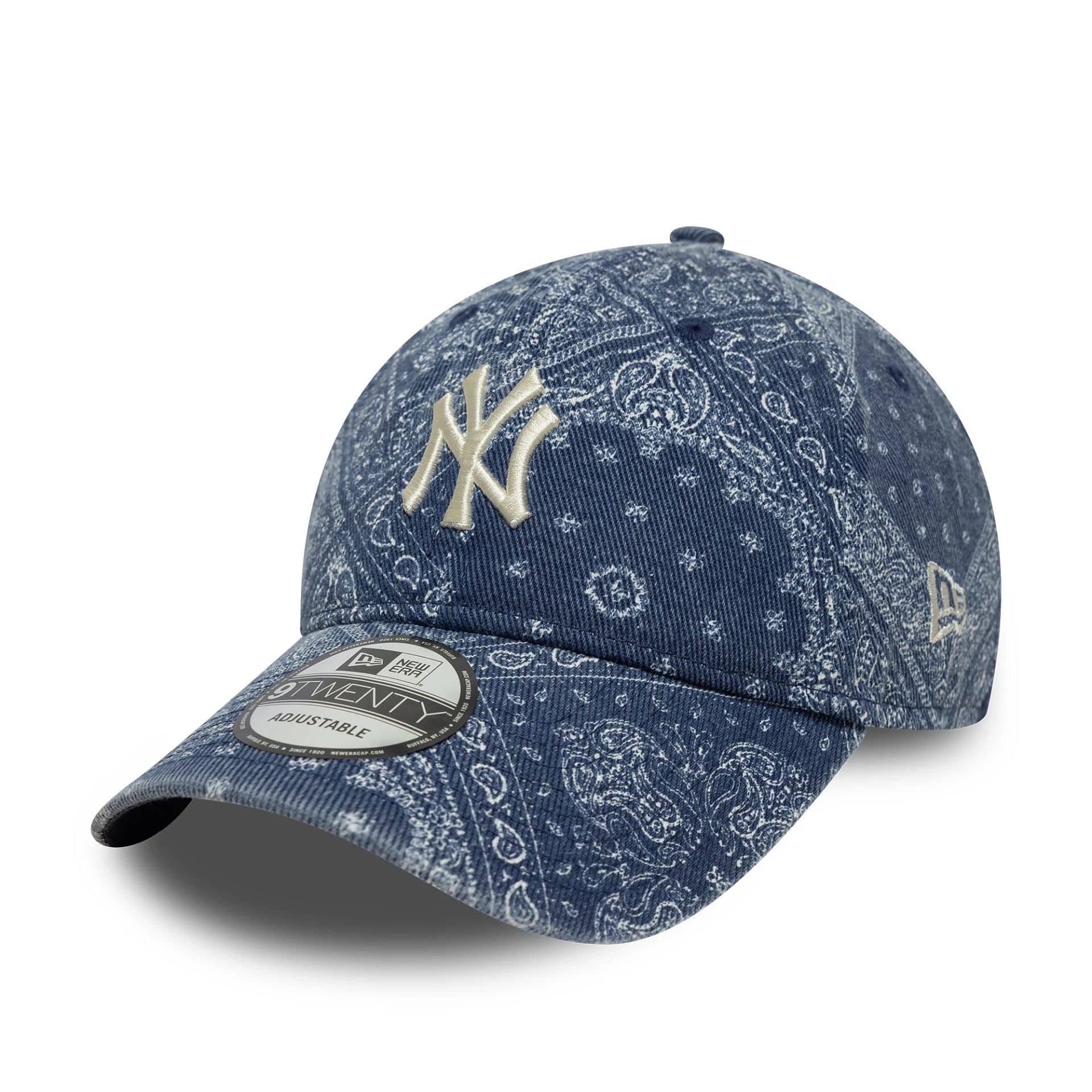 New York Yankees MLB Washed Paisley Navy 9TWENTY Cap-kentox