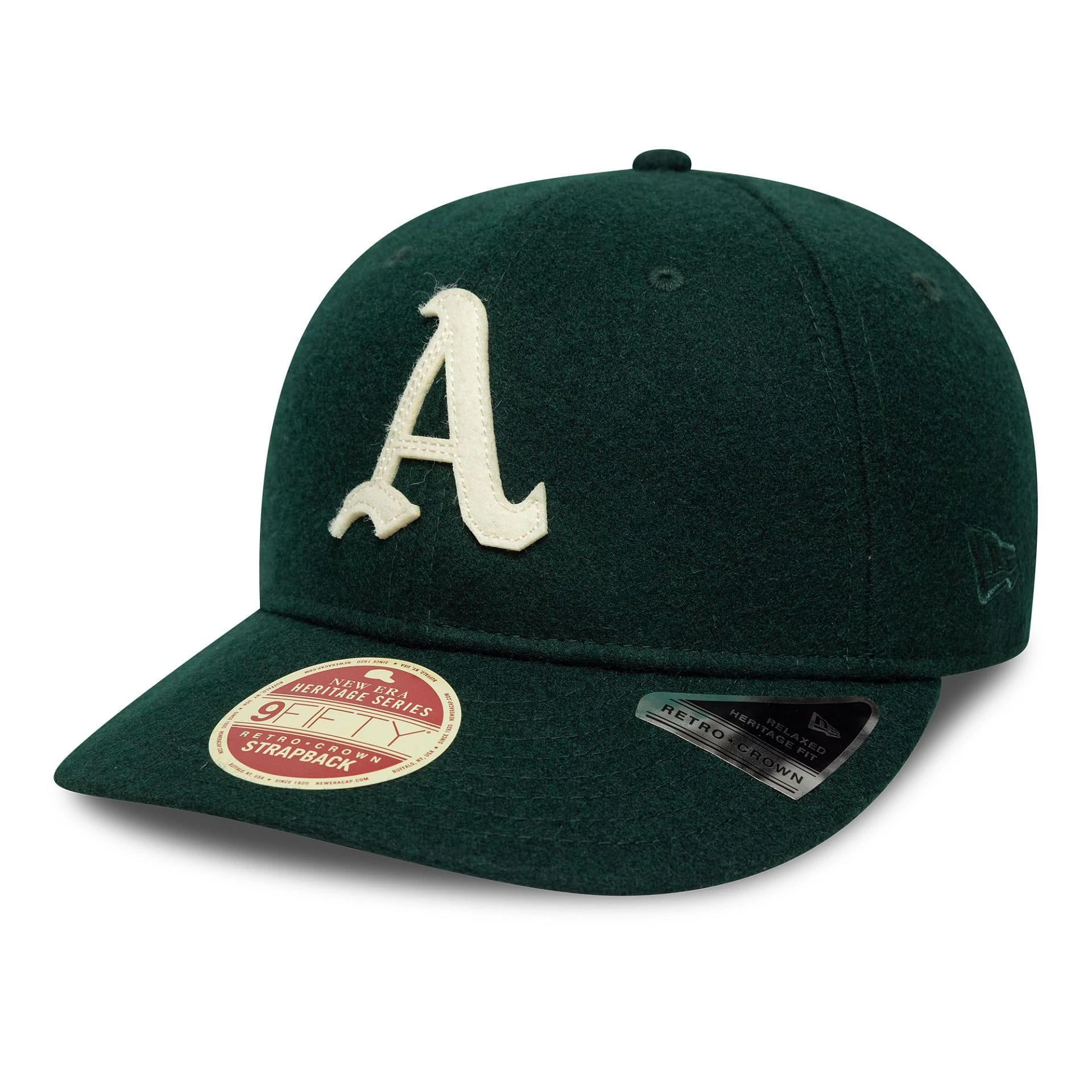 Athletics MLB Heritage Dark Green Retro Crown 9FIFTY Cap-kentox