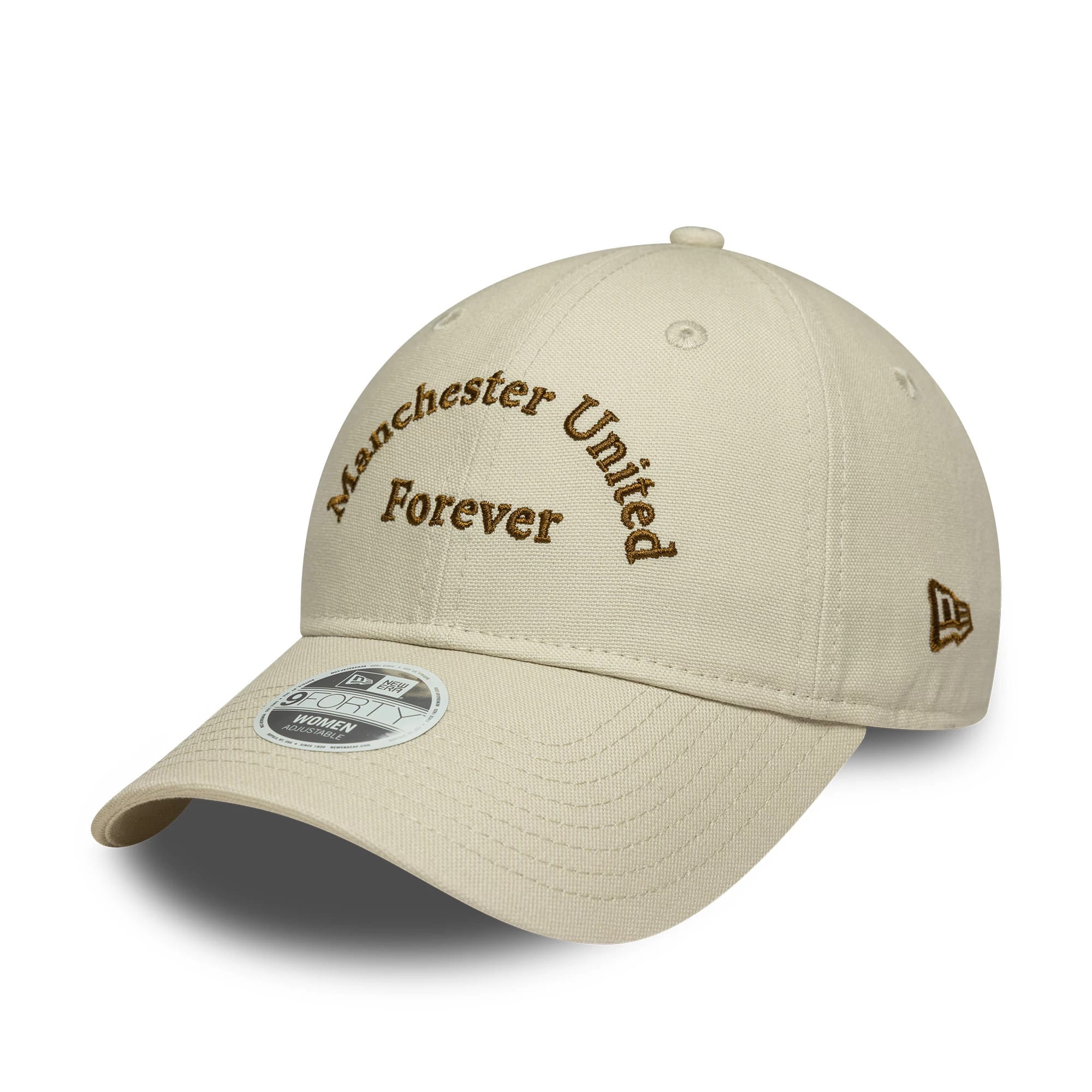 Manchester United FC Womens Wordmark Cream 9FORTY Cap-kentox