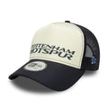 Tottenham Hotspur FC Puff Wordmark Navy 9FORTY A-Frame Trucker Cap-kentox