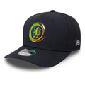 Chelsea FC Lion Crest Iridescent Navy 9SEVENTY Stretch Snap Cap-kentox