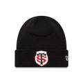 Stade Toulousain Core Black Cuff Knit Beanie Hat-kentox