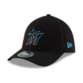 Marlins MLB Player Replica Black 39THIRTY M-Crown Stretch Fit Cap-kentox