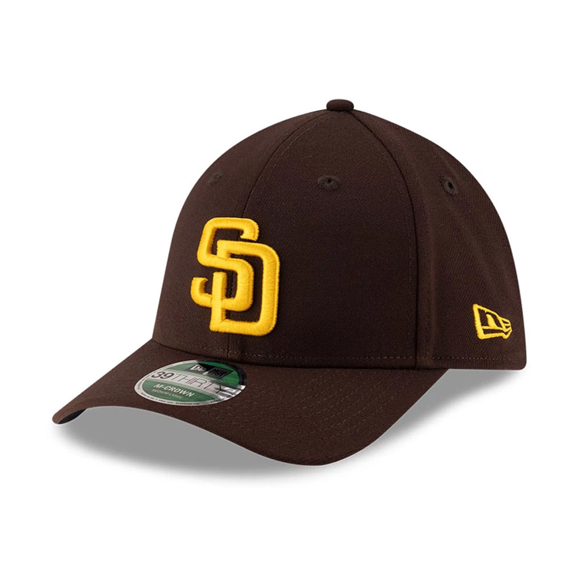 Padres MLB Player Replica Dark Brown 39THIRTY M-Crown Stretch Fit Cap-kentox