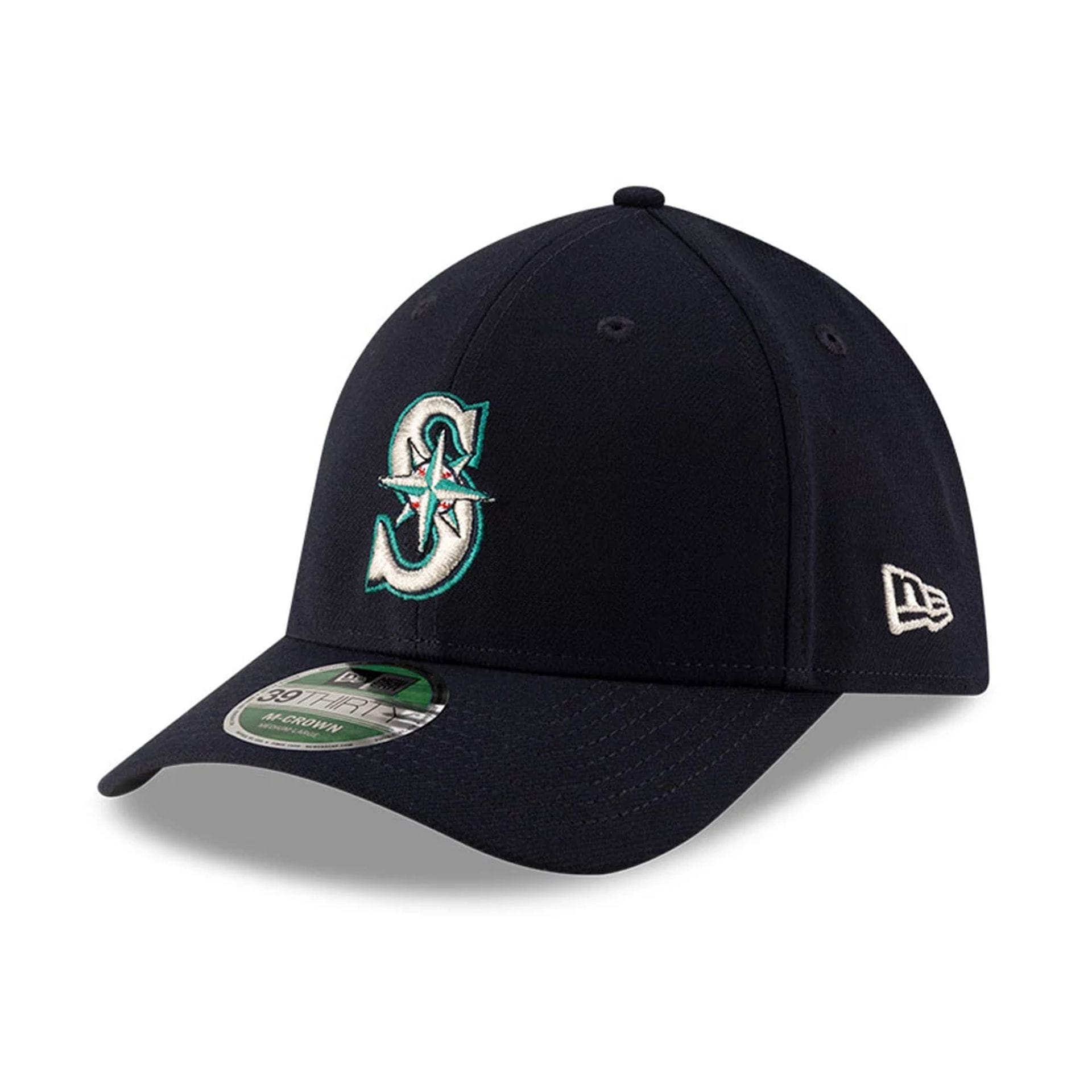Seattle Mariners MLB Player Replica Navy 39THIRTY M-Crown Stretch Fit Cap-kentox