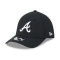 Atlanta Braves MLB Black 39THIRTY M-Crown Stretch Fit Cap-kentox