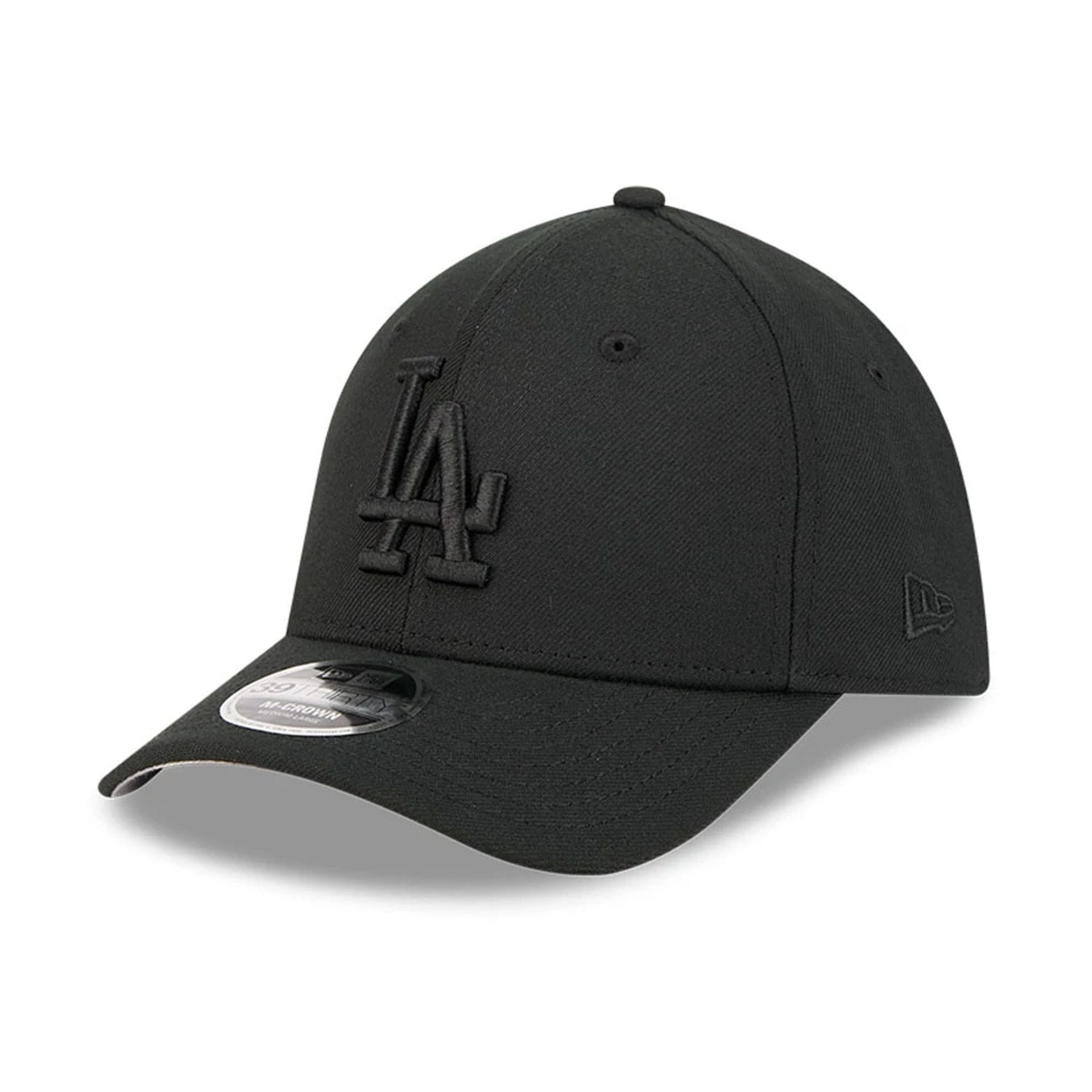 LA Dodgers MLB Outline Black 39THIRTY M-Crown Stretch Fit Cap-kentox