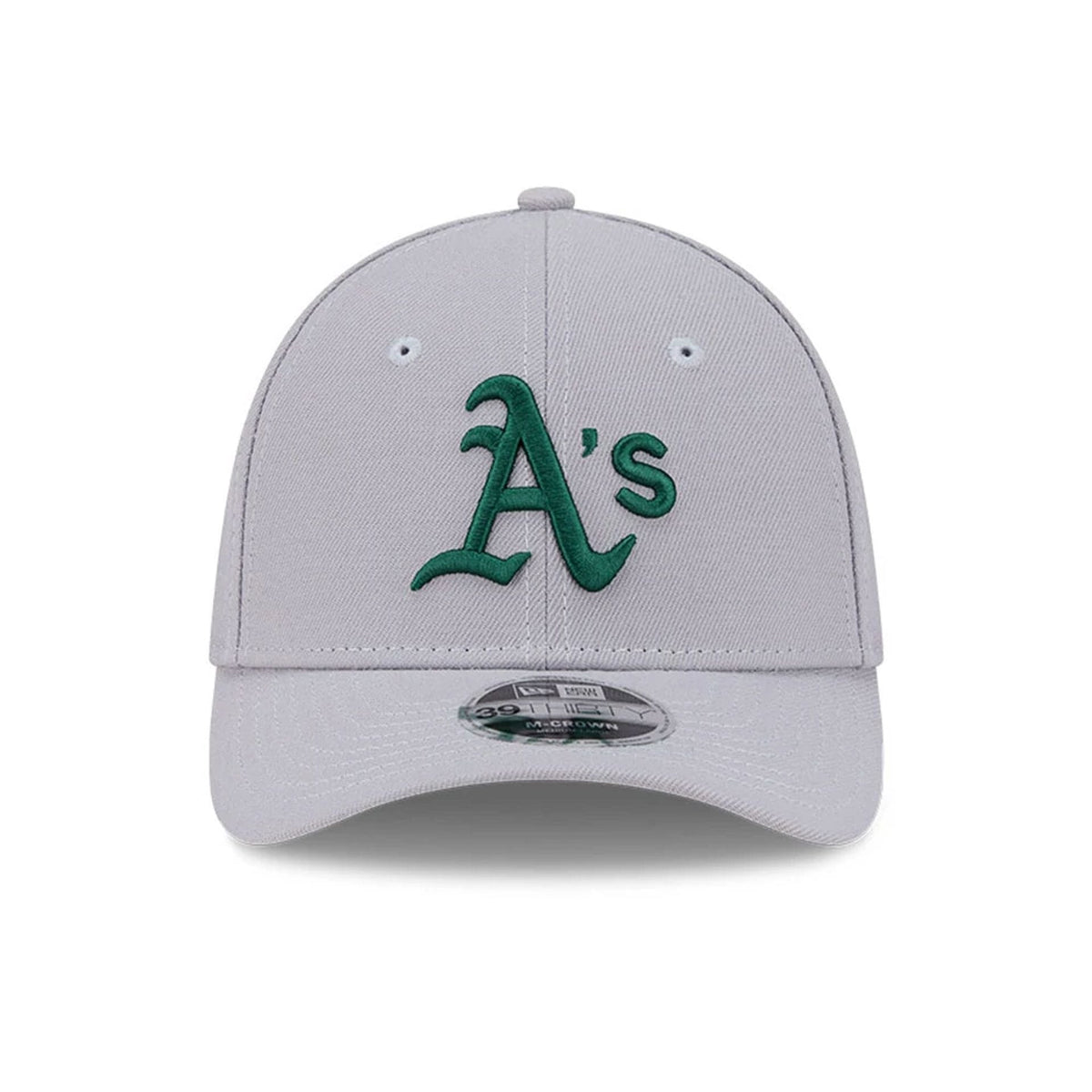 Athletics MLB Grey 39THIRTY M-Crown Stretch Fit Cap-kentox
