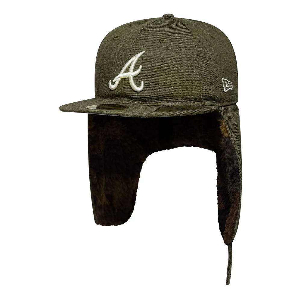 Atlanta Braves MLB Camo Open Green Retro Crown 59FIFTY Fitted Cap-kentox