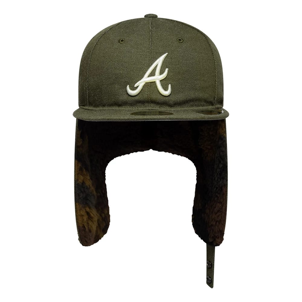 Atlanta Braves MLB Camo Open Green Retro Crown 59FIFTY Fitted Cap-kentox