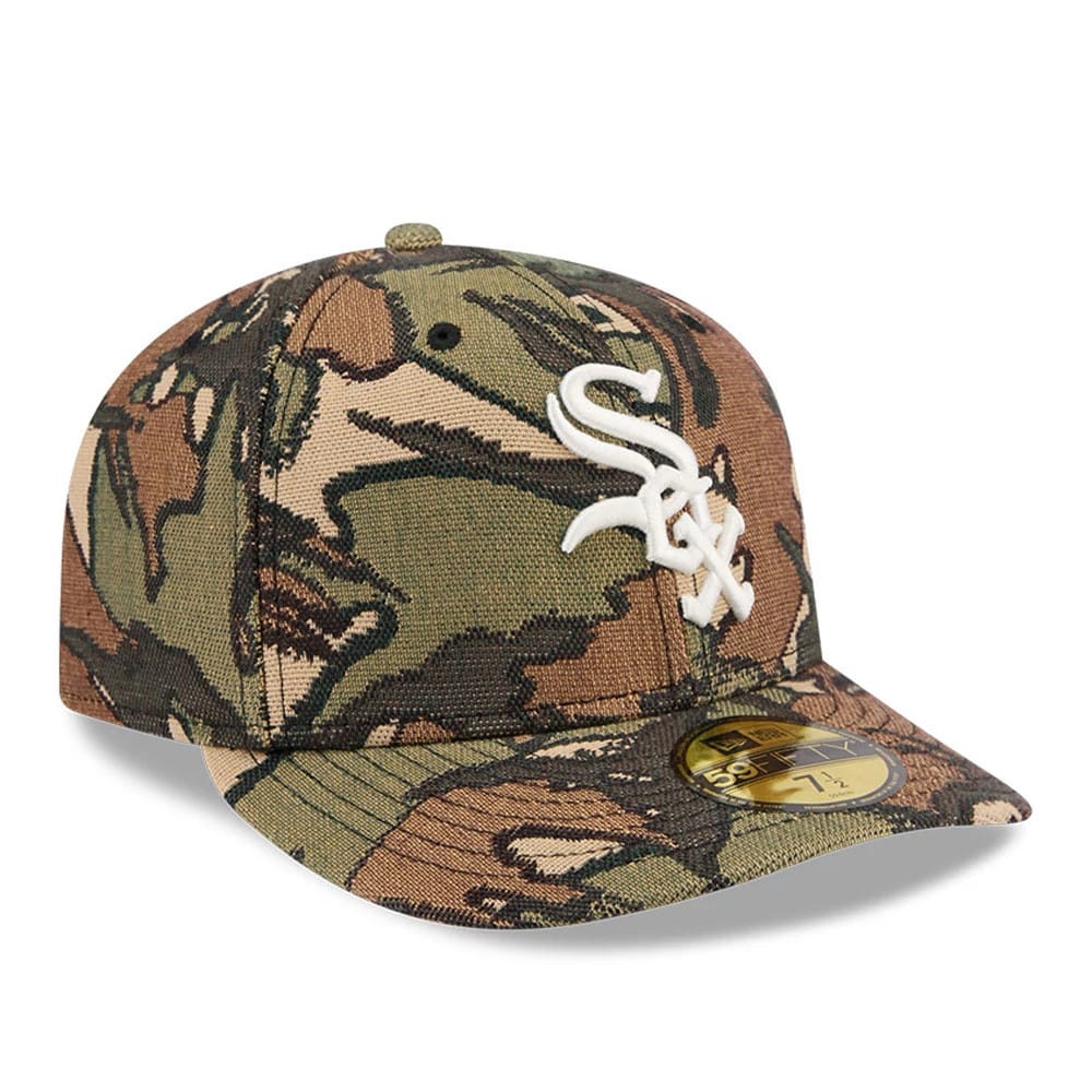 Chicago White Sox MLB Jacquard Camo 59FIFTY Fitted Cap-kentox