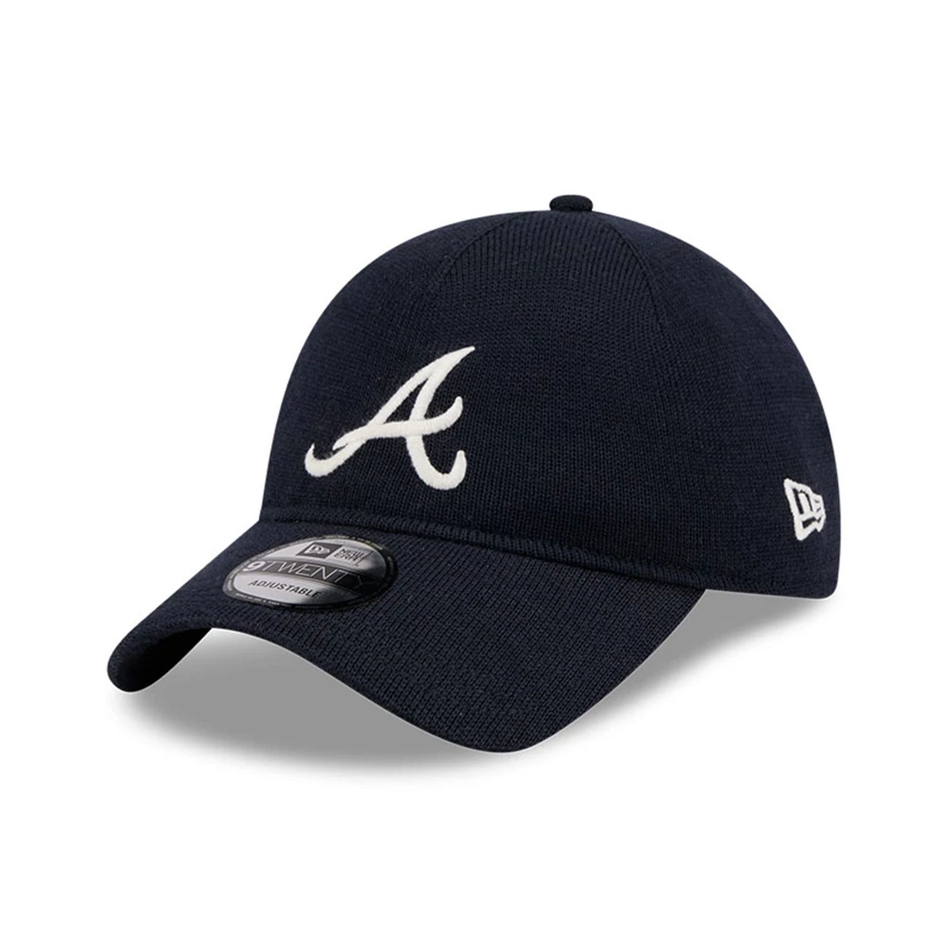 Atlanta Braves MLB Merino Wool Navy 9TWENTY Adjustable Cap-kentox