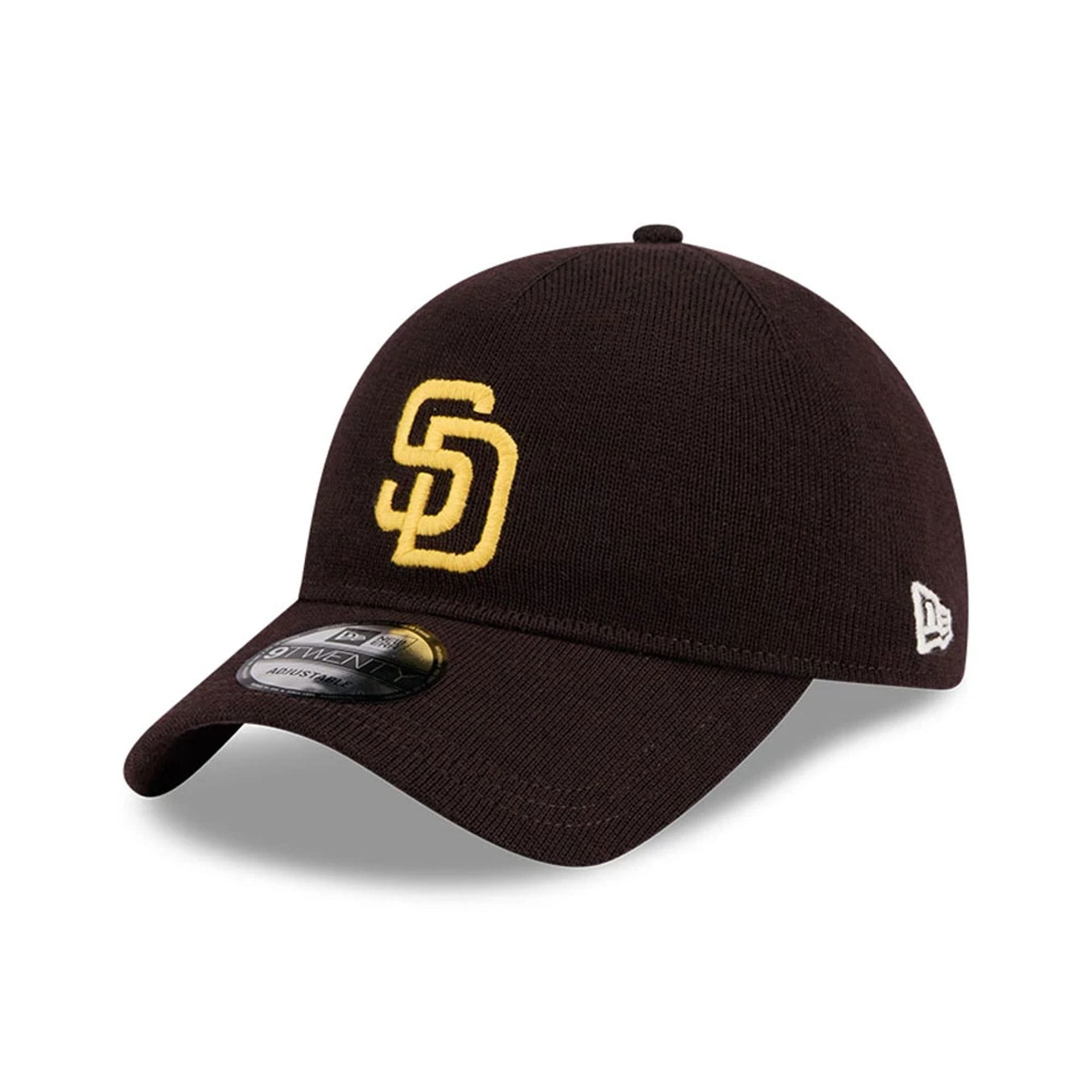 San Diego Padres MLB Merino Wool Dark Brown 9TWENTY Adjustable Cap-kentox