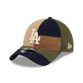 LA Dodgers MLB Patchwork Open Brown 9TWENTY Adjustable Cap-kentox