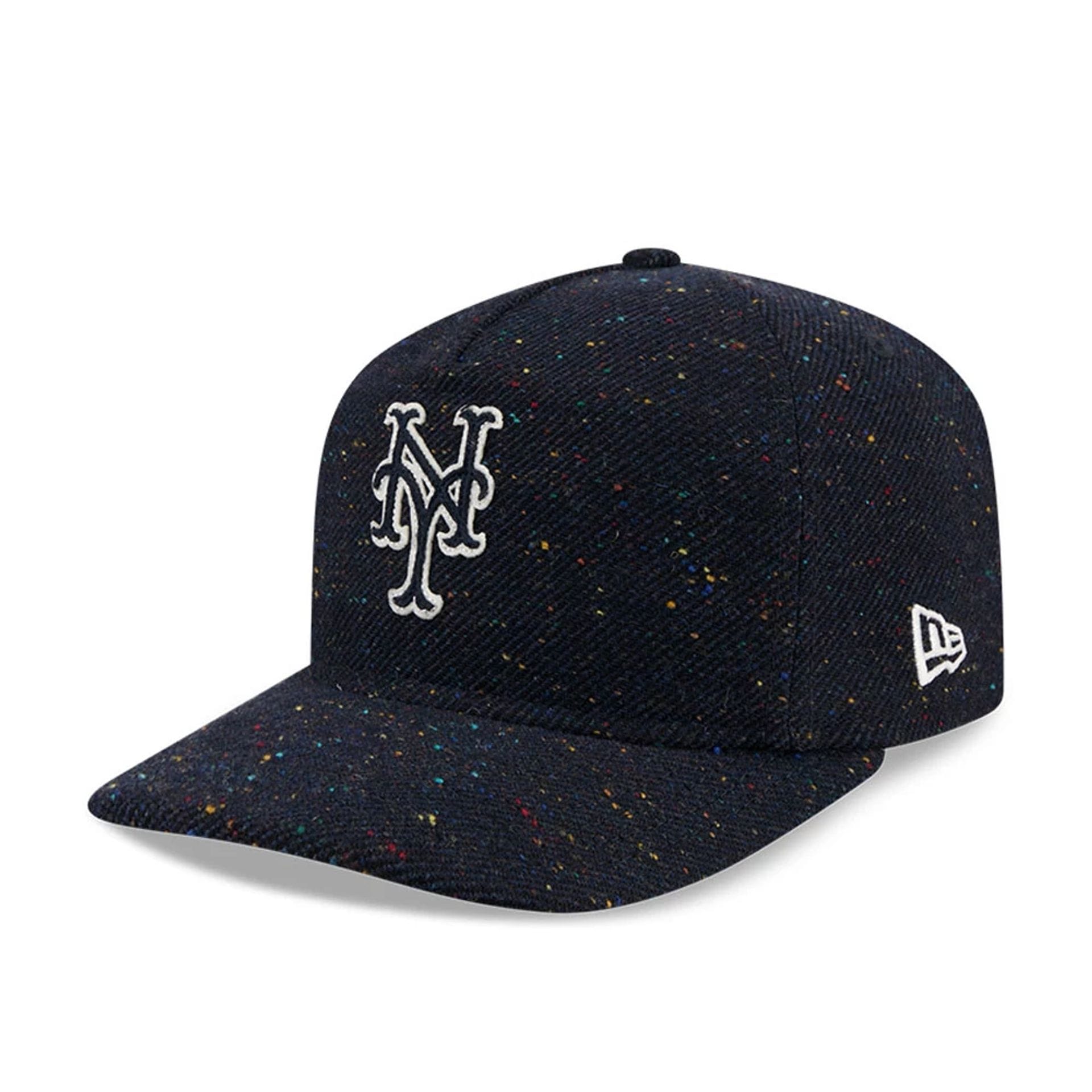 New York Mets MLB Speckled Wool Navy 19TWENTY Adjustable Cap-kentox