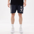 New York Yankees MLB Match Navy Oversized Shorts-kentox
