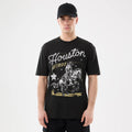 Houston Astros MLB Cowboy Graphic Black T-Shirt-kentox
