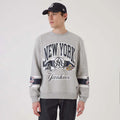 New York Yankees MLB Sport Classic Grey Crew Neck Sweater-kentox