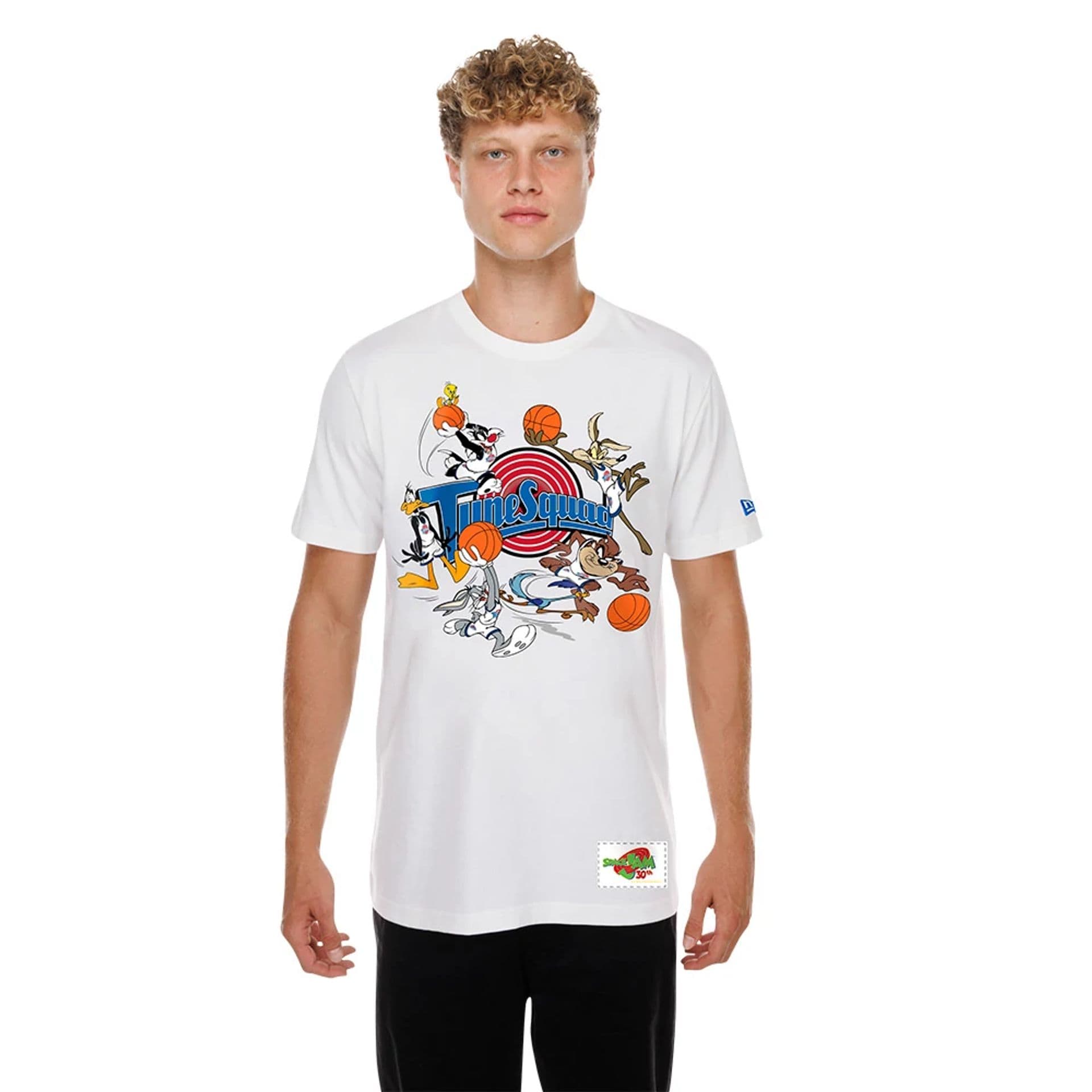 Space Jam Tune Squad White T-Shirt-kentox