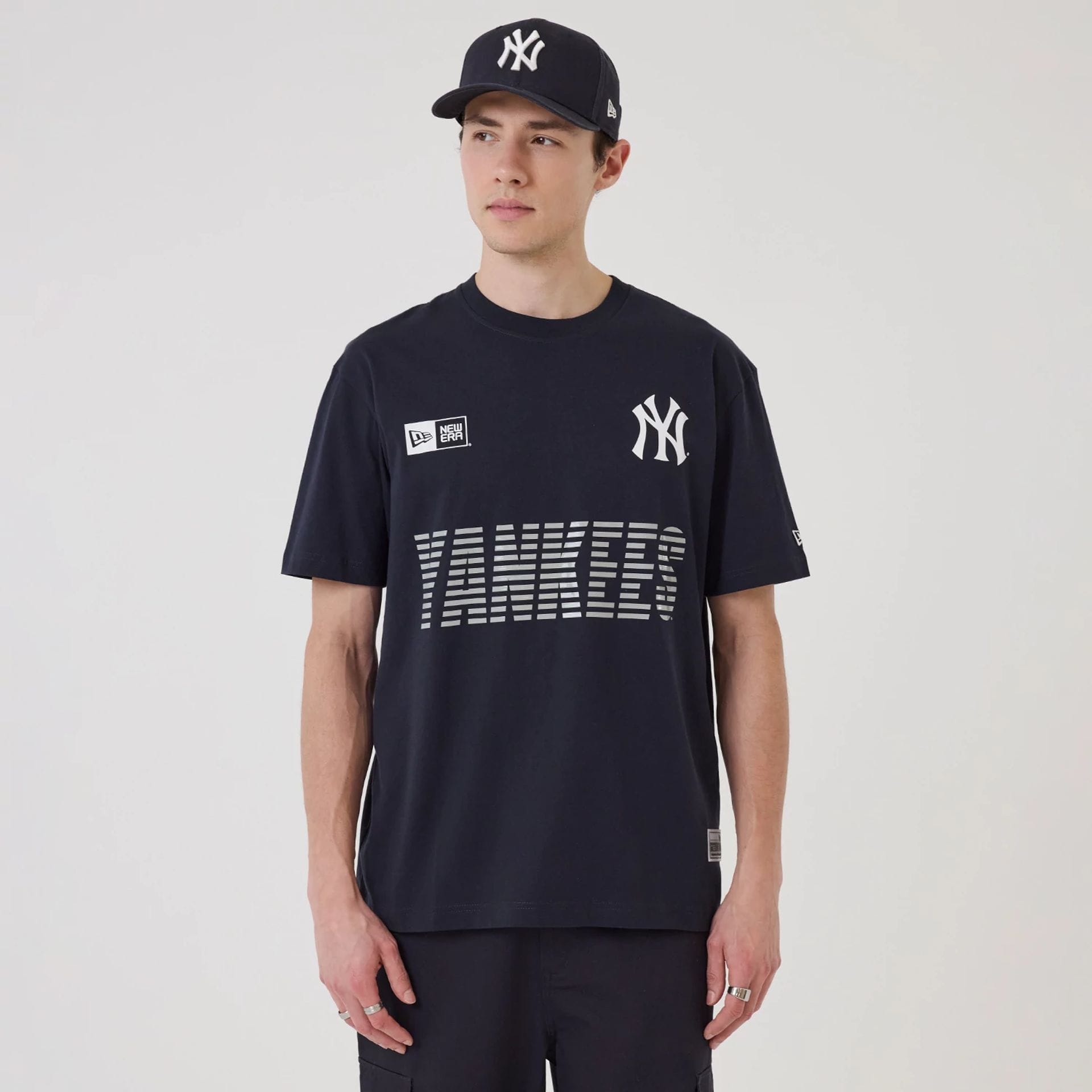 New York Yankees MLB Match Navy T-Shirt-kentox