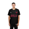 Chicago Bulls NBA Match Black T-Shirt-kentox