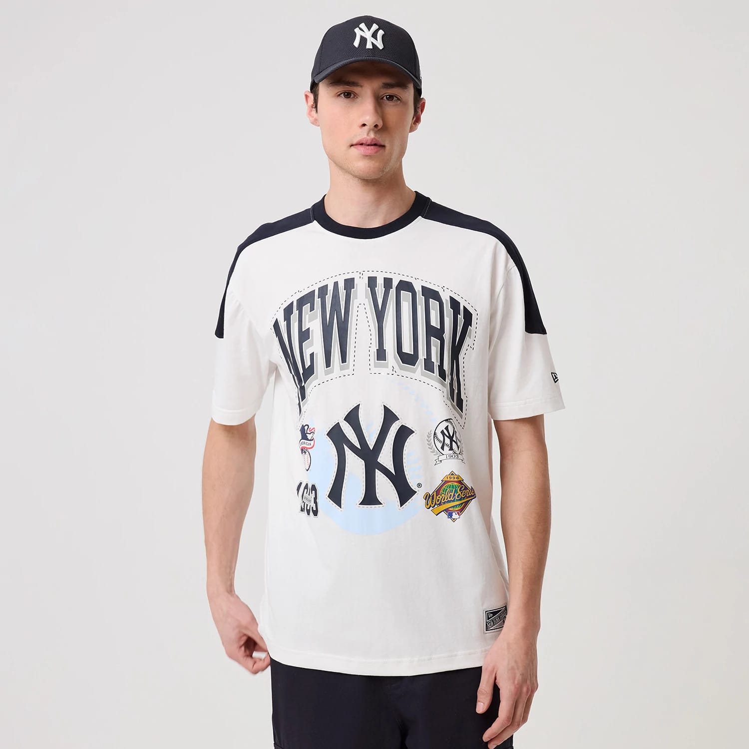 New York Yankees MLB Sport Classic White T-Shirt-kentox
