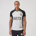 Brooklyn Nets NBA Match Black T-Shirt-kentox