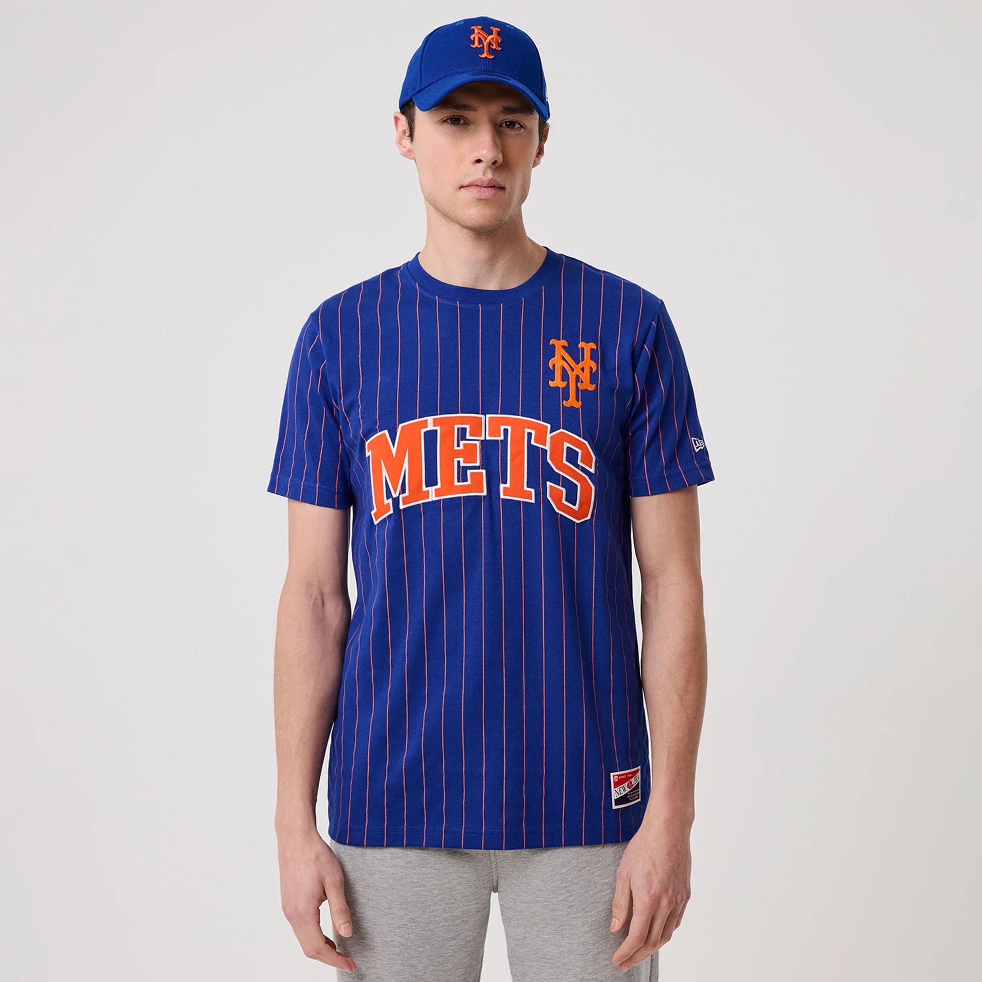 New York Mets MLB Pinstripe Blue T-Shirt-kentox