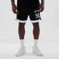 New York Yankees MLB Black Mesh Shorts-kentox