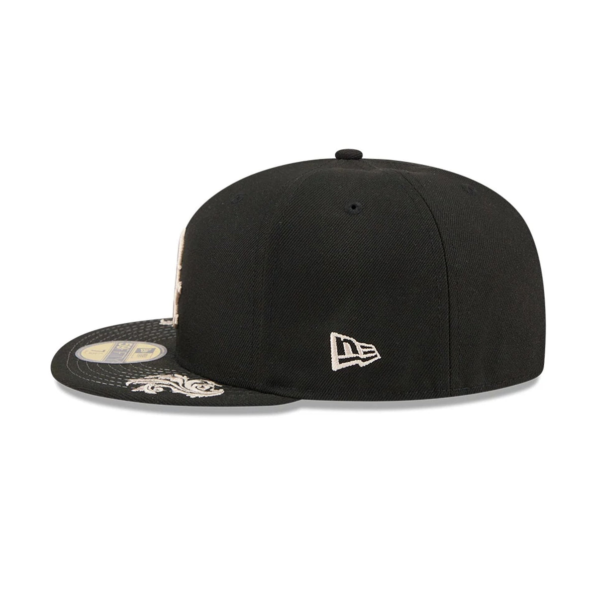 Chicago White Sox MLB Script Black 59FIFTY Fitted Cap-kentox