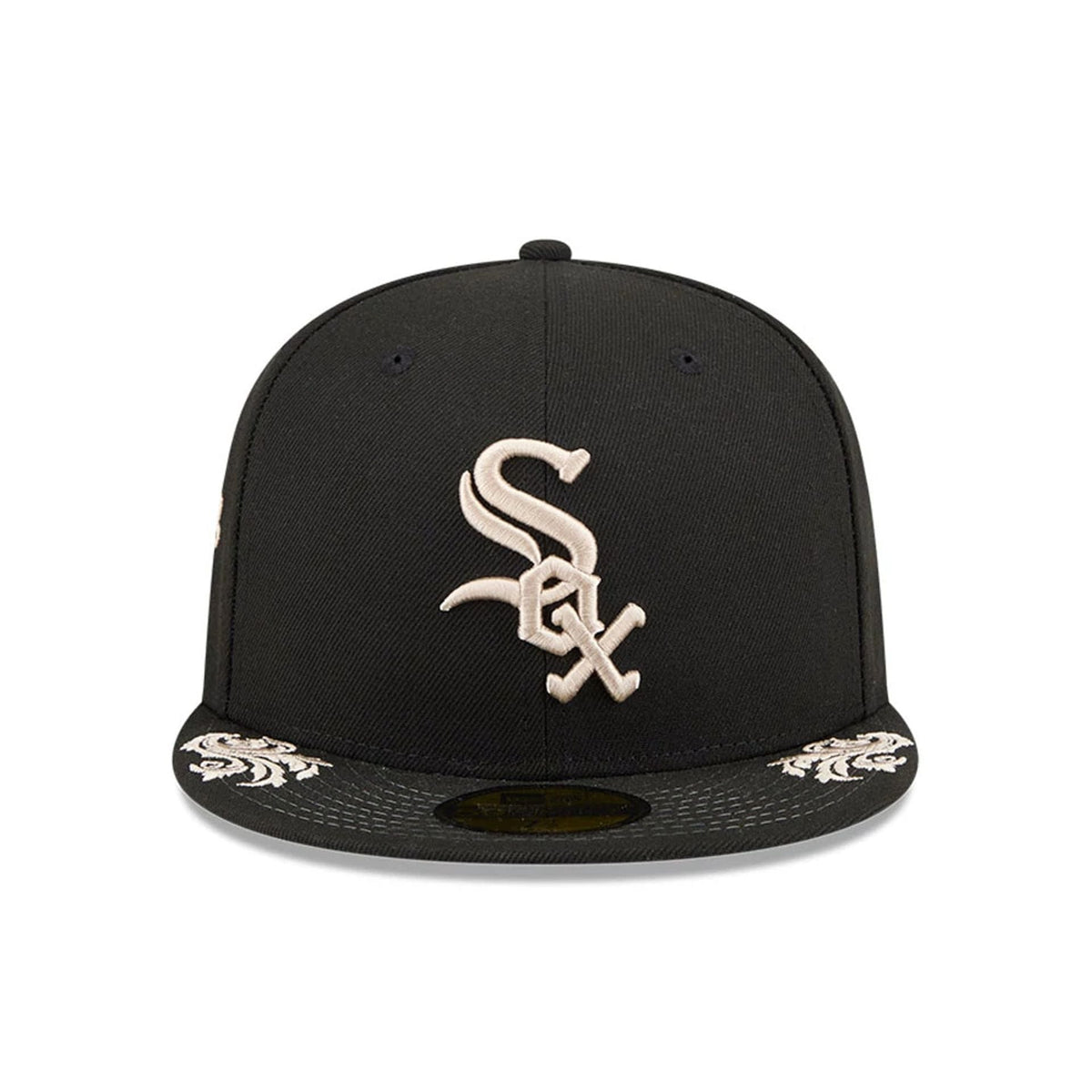 Chicago White Sox MLB Script Black 59FIFTY Fitted Cap-kentox
