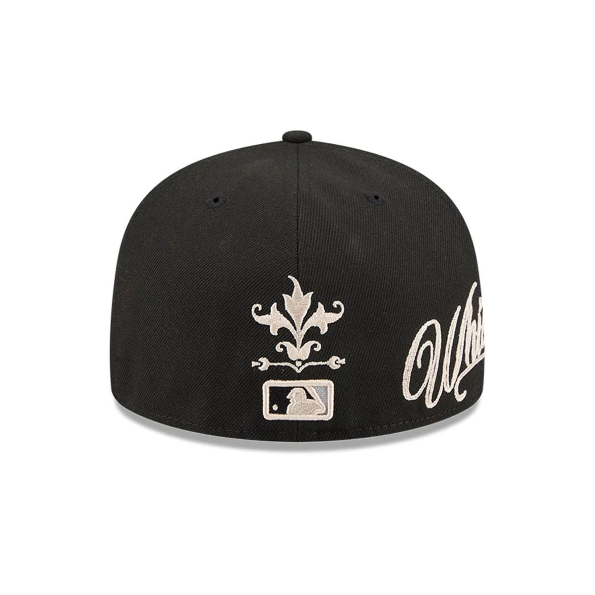 Chicago White Sox MLB Script Black 59FIFTY Fitted Cap-kentox