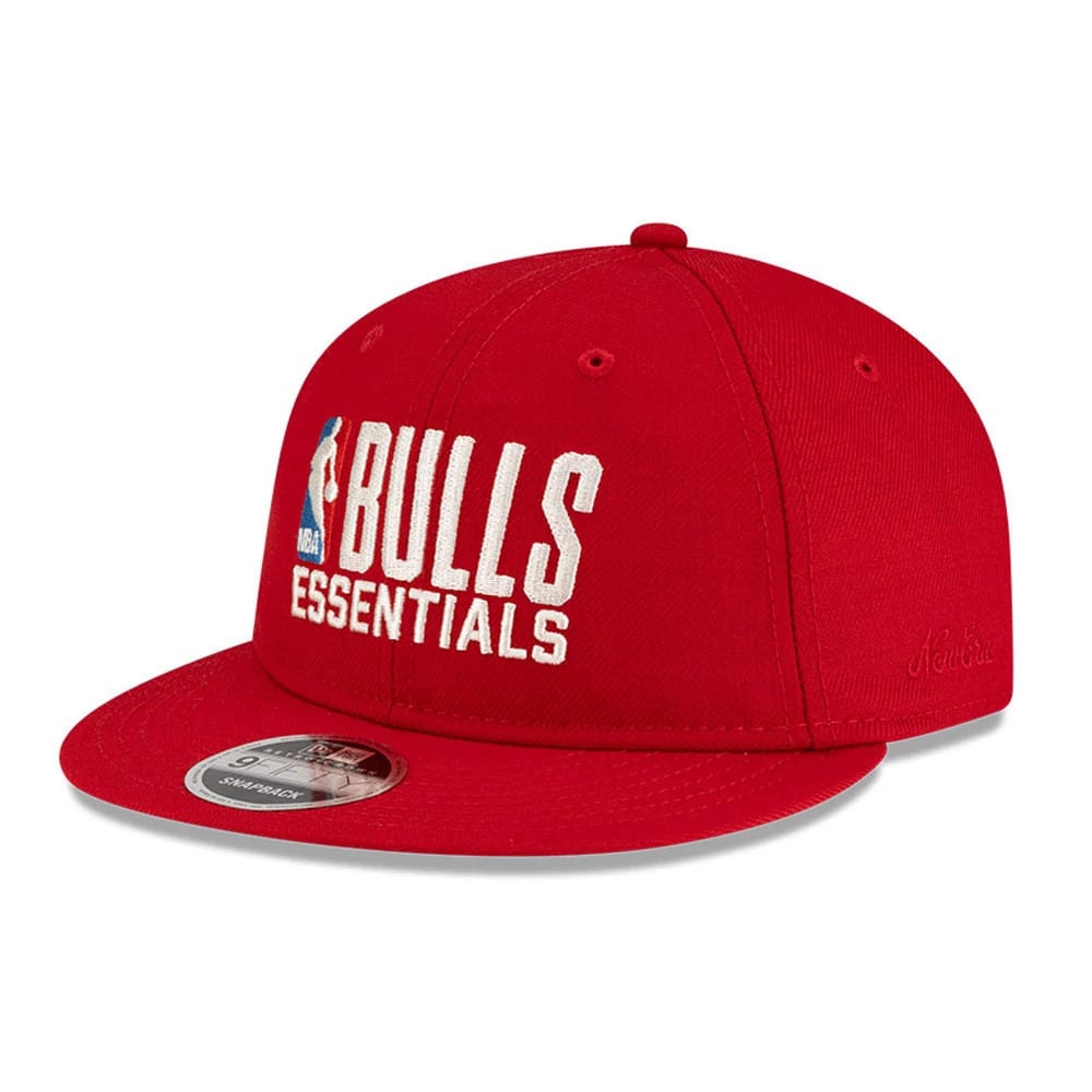 Chicago Bulls FOG x NBA Red Retro Crown 9FIFTY Adjustable Cap-kentox