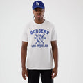 LA Dodgers MLB Back To School White T-Shirt-kentox