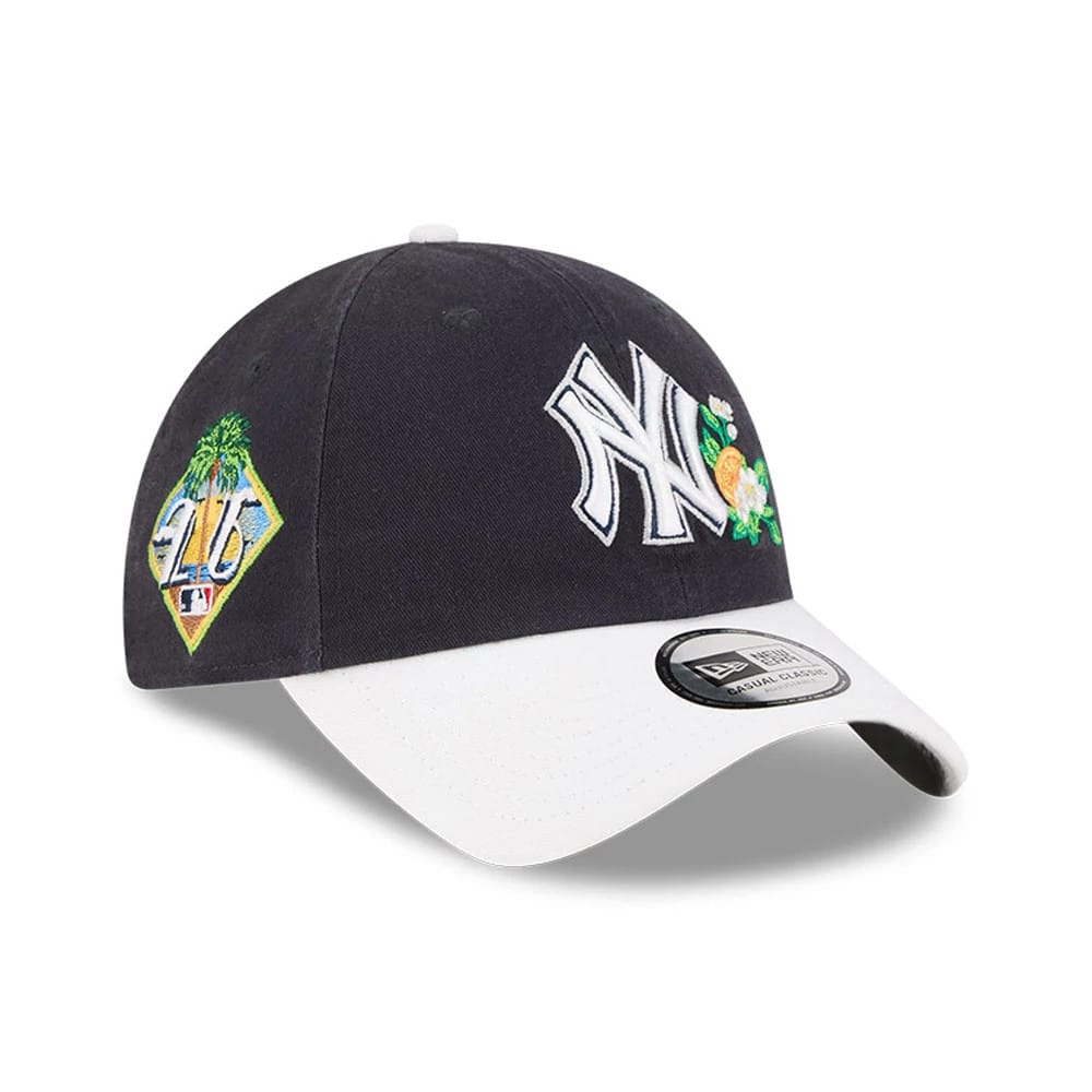 New York Yankees MLB Spring Training 2026 Navy Casual Classic Adjustable Cap-kentox