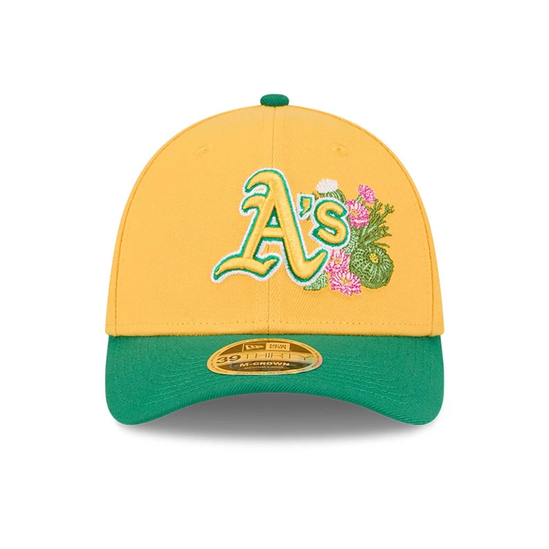 Athletics MLB Spring Training 2026 Yellow 39THIRTY M-Crown Stretch Fit Cap-kentox