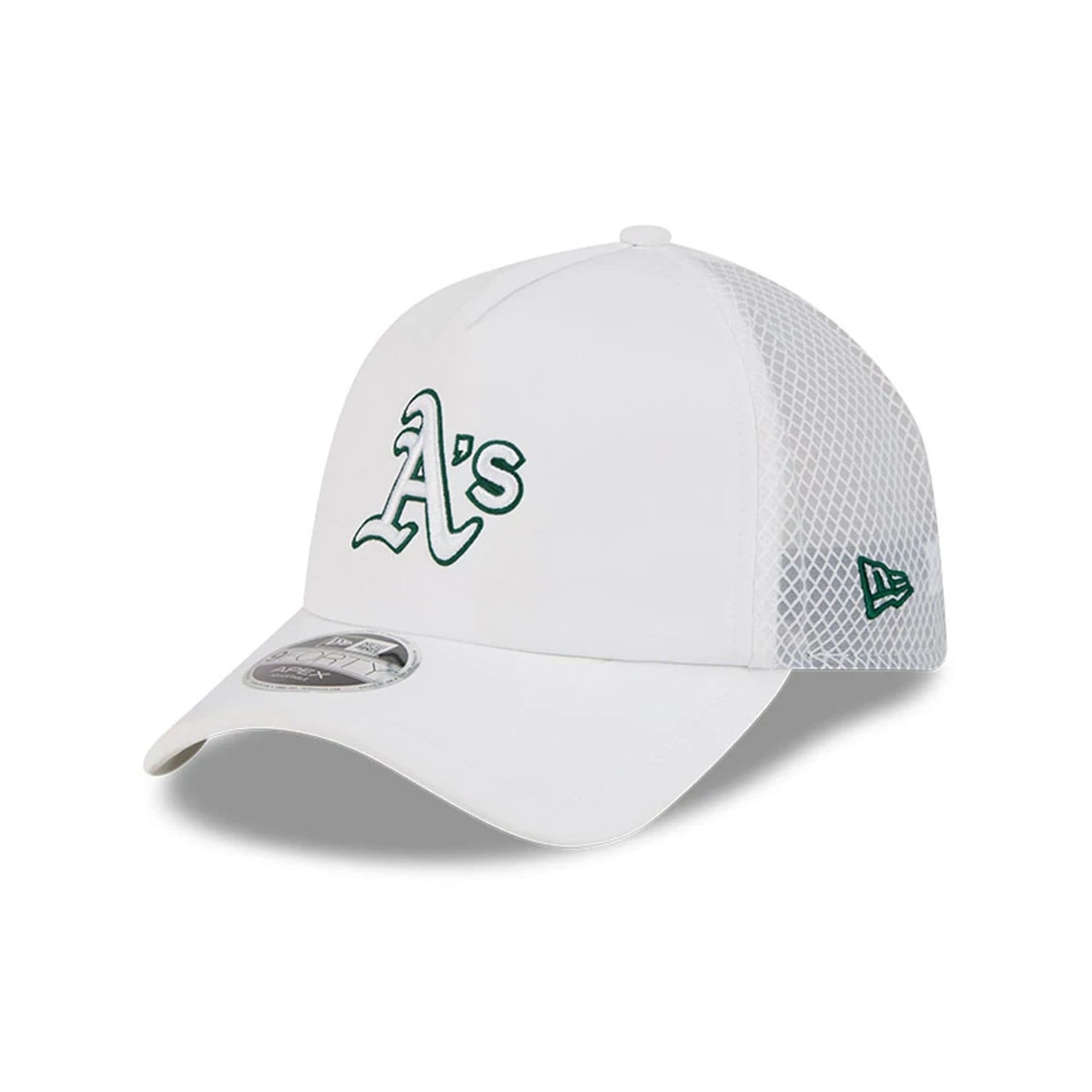 Athletics MLB Batting Practice 2026 White 9FORTY Apex Adjustable Cap-kentox