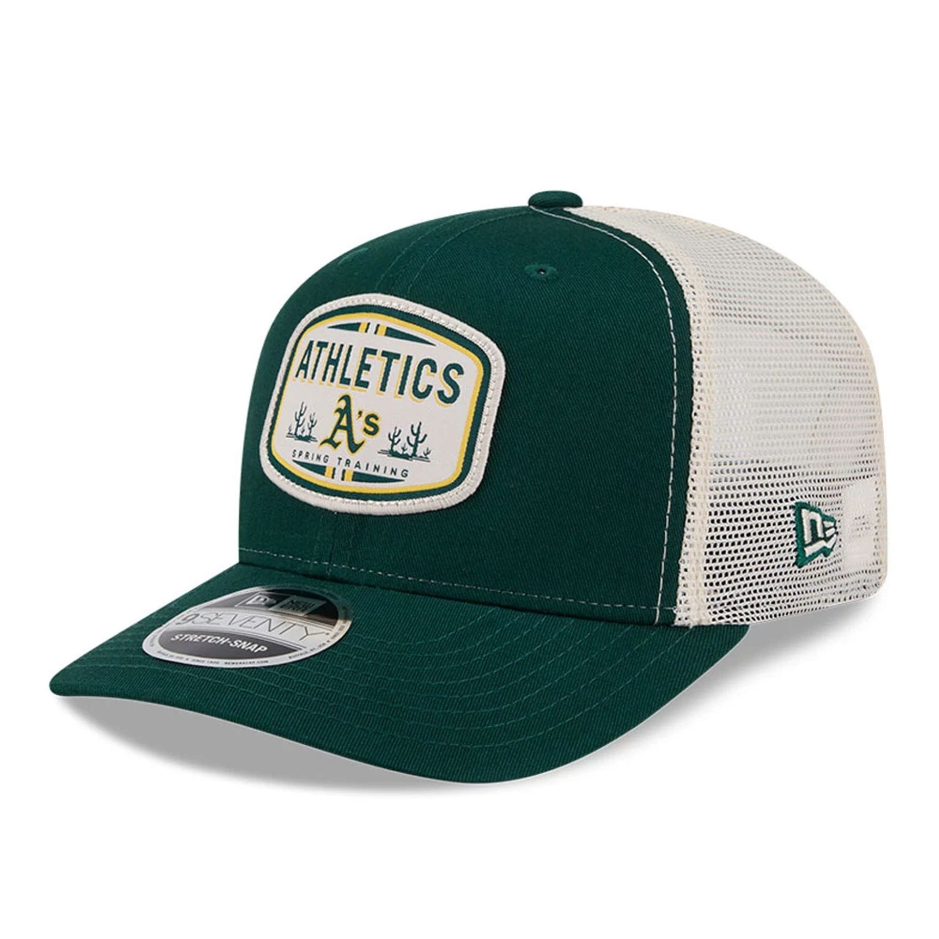Athletics MLB Patch Dark Green 9SEVENTY Stretch Snap Adjustable Cap-kentox