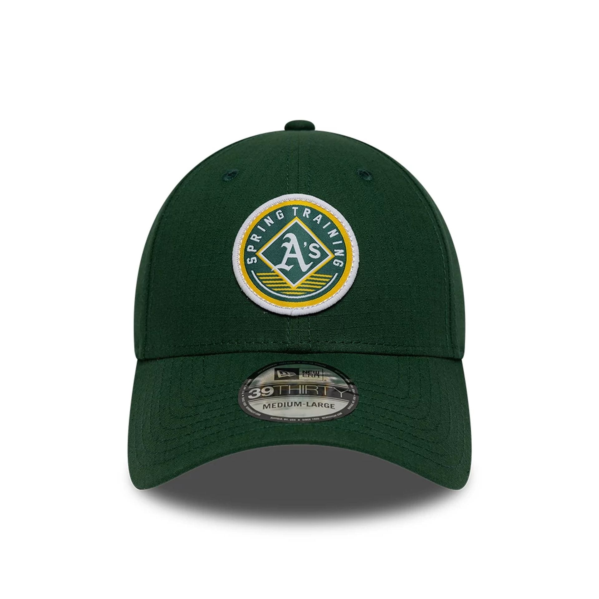 Athletics MLB Ripstop Dark Green 39THIRTY Stretch Fit Cap-kentox