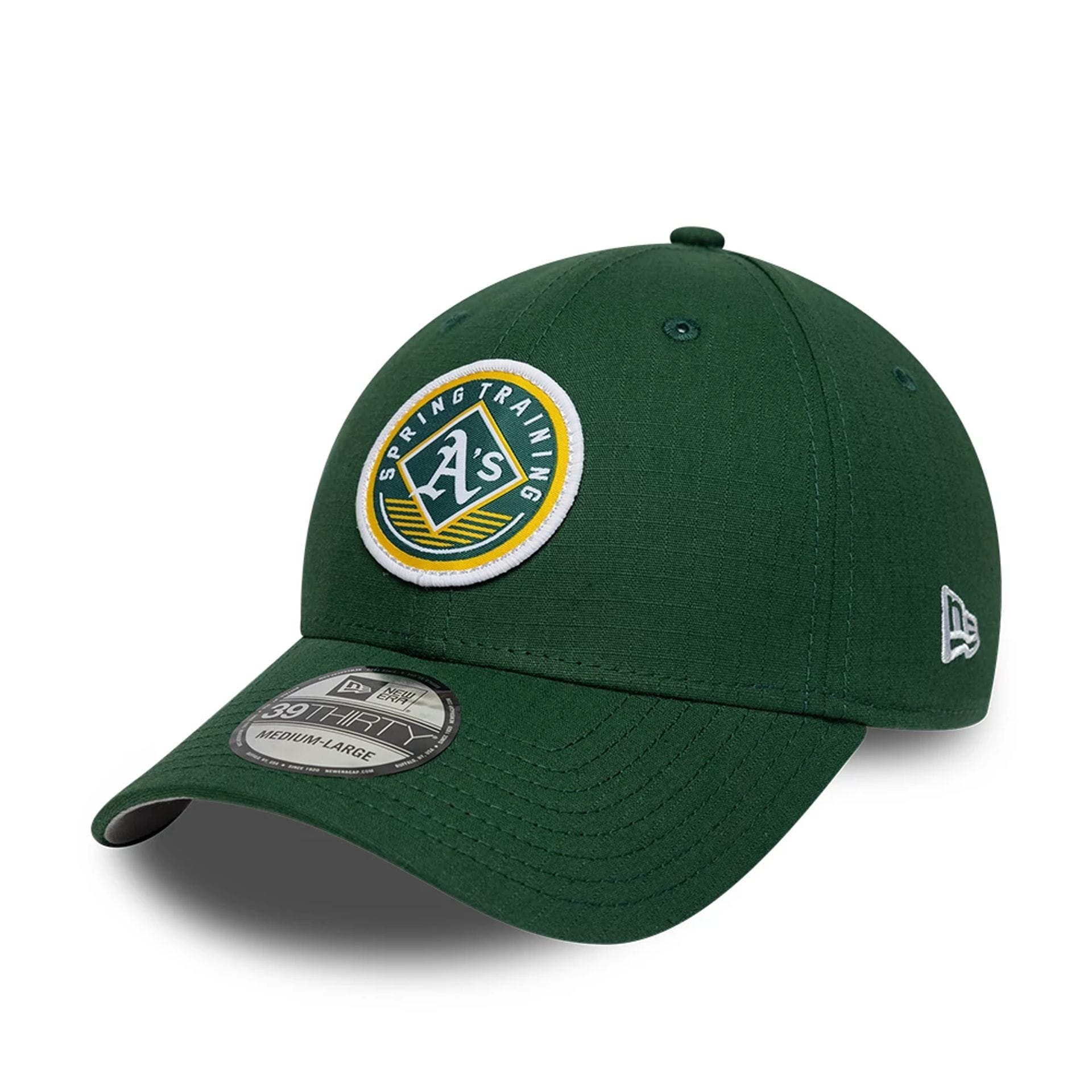 Athletics MLB Ripstop Dark Green 39THIRTY Stretch Fit Cap-kentox