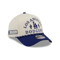 LA Dodgers MLB Rope Cream 9FORTY A-Frame Adjustable Cap-kentox