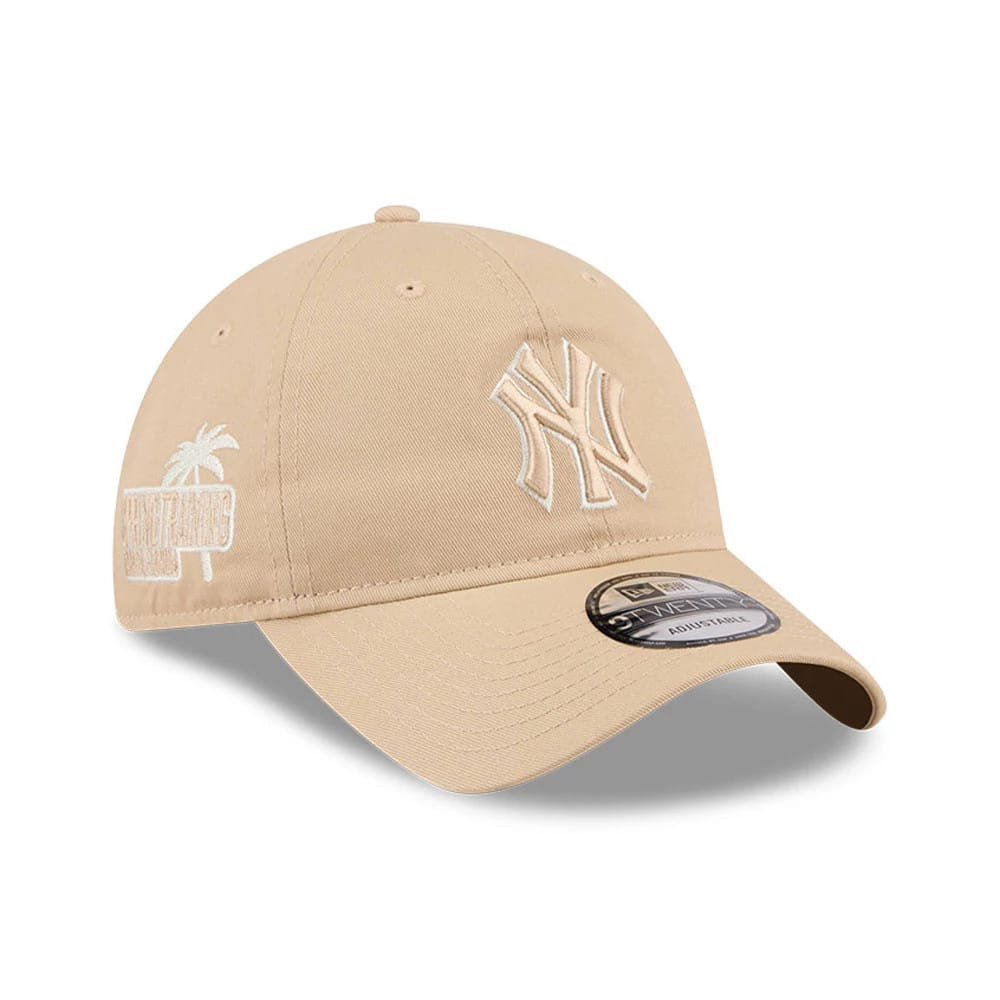 New York Yankees MLB Colours Light Beige 9TWENTY Adjustable Cap-kentox