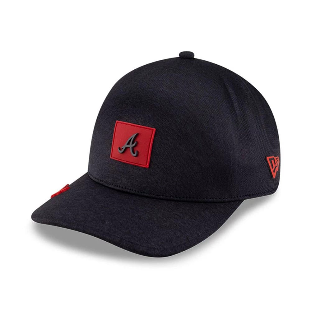 Atlanta Braves MLB Clubhouse Navy 39THIRTY Infinity Stretch Fit Cap-kentox