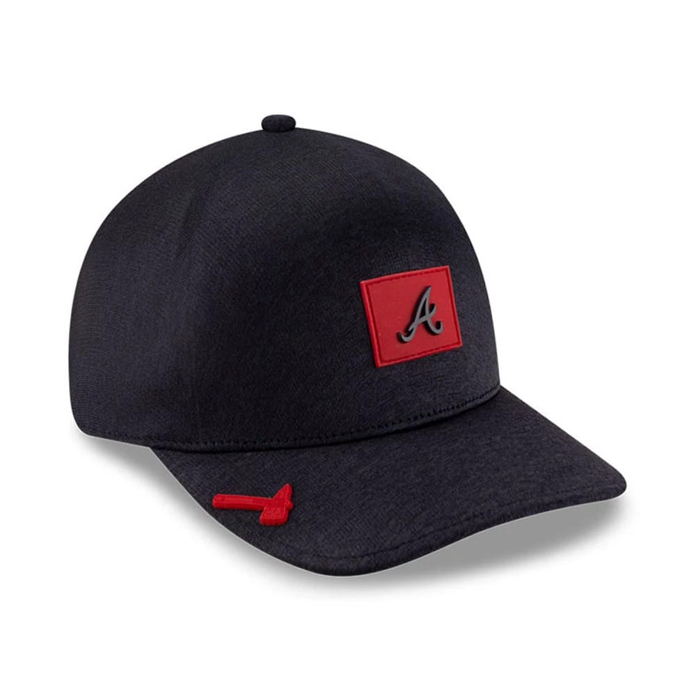 Atlanta Braves MLB Clubhouse Navy 39THIRTY Infinity Stretch Fit Cap-kentox