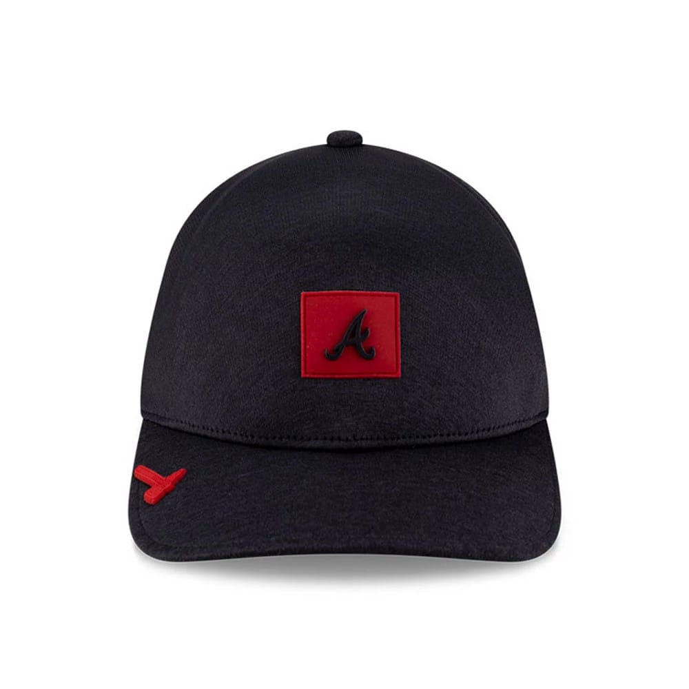 Atlanta Braves MLB Clubhouse Navy 39THIRTY Infinity Stretch Fit Cap-kentox