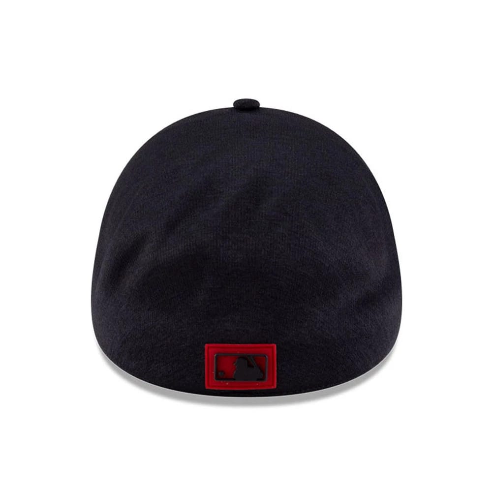 Atlanta Braves MLB Clubhouse Navy 39THIRTY Infinity Stretch Fit Cap-kentox