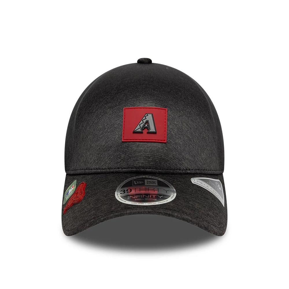 Arizona Diamondbacks MLB Clubhouse Black 39THIRTY Infinity Stretch Fit Cap-kentox